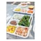 World Centric Fiber Trays, 5-Compartment, 8.5 x 10.24 x 1.01, Natural, Paper, 400PK TR-SC-5C-LFS - alternate 3